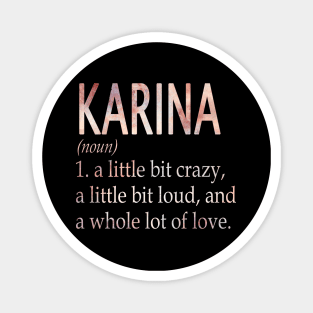 Karina Girl Name Definition Magnet